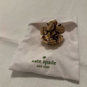 Kate Spade gold Bow ring